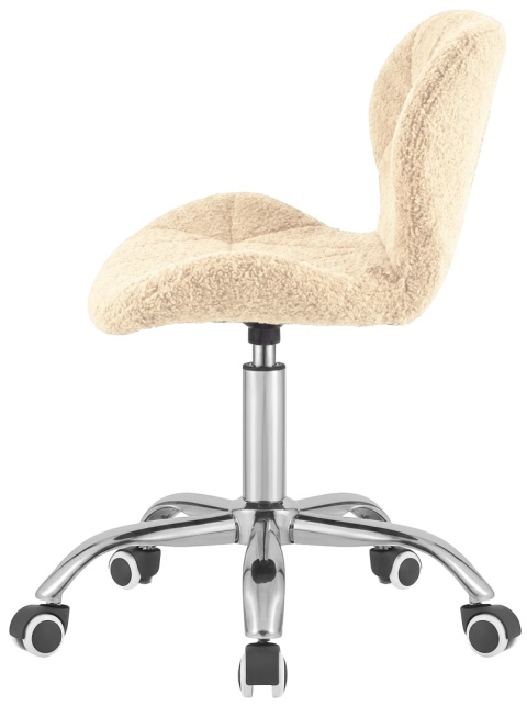 Krzesło obrotowe VASTO OFFICE BARANEK BOUCLE BEIGE SILVER