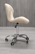 Krzesło obrotowe VASTO OFFICE BARANEK BOUCLE BEIGE SILVER