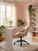 Krzesło obrotowe VASTO OFFICE BARANEK BOUCLE BEIGE SMOKE