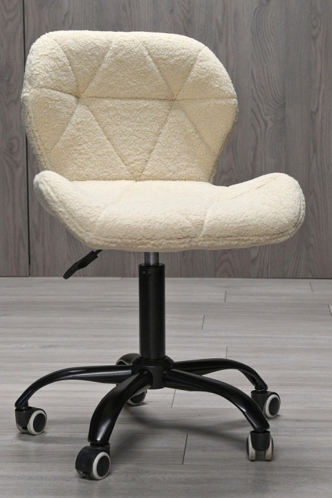 Krzesło obrotowe VASTO OFFICE BARANEK BOUCLE BEIGE SMOKE