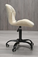Krzesło obrotowe VASTO OFFICE BARANEK BOUCLE BEIGE SMOKE
