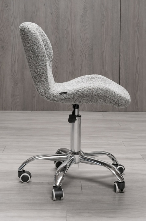 Krzesło obrotowe VASTO OFFICE BARANEK BOUCLE GREY SILVER