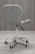 Krzesło obrotowe VASTO OFFICE BARANEK BOUCLE GREY SILVER
