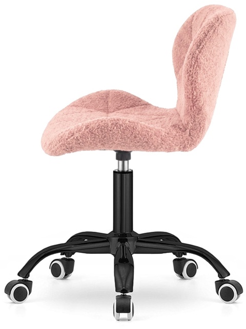 Krzesło obrotowe VASTO OFFICE BARANEK BOUCLE PINK SMOKE