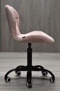 Krzesło obrotowe VASTO OFFICE BARANEK BOUCLE PINK SMOKE