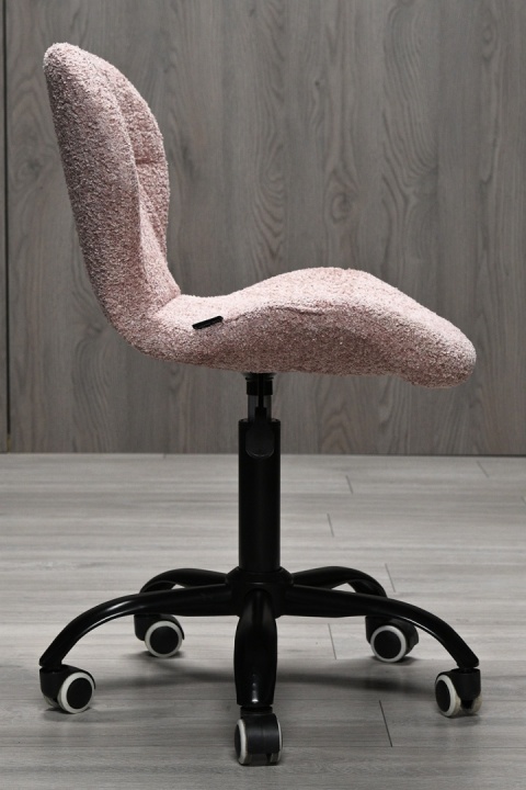 Krzesło obrotowe VASTO OFFICE BARANEK BOUCLE PINK SMOKE