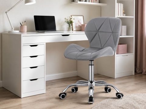 Krzesło obrotowe VASTO OFFICE PU LIGHT GREY