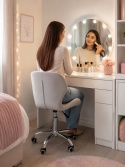 Krzesło obrotowe VASTO OFFICE PU LIGHT GREY
