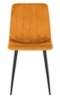 Krzesło tapicerowane AURORA VELVET HONEY