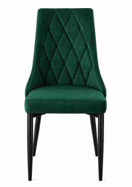 Krzesło tapicerowane SOFIA GREEN VELVET SMOKE