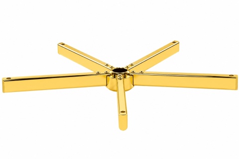 Podstawa krzesła obrotowego metalowa KD 70cm GOLD do 150 kg