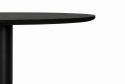 Stół okrągły VICTORY STR BLACK WOOD 70 cm SMOKE
