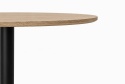 Stół okrągły VICTORY STR LIGHT WOOD 70 cm SMOKE