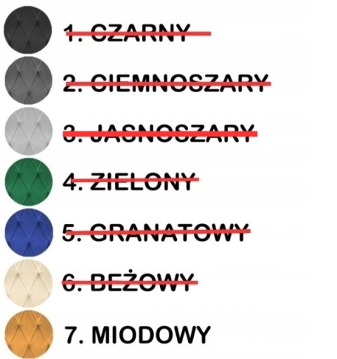 Krzesła tapicerowane AURORA VELVET zestaw 4 sztuk kolory do wyboru