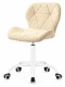 Krzesło obrotowe VASTO OFFICE BARANEK BOUCLE BEIGE MILK
