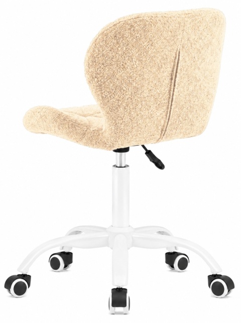 Krzesło obrotowe VASTO OFFICE BARANEK BOUCLE BEIGE MILK