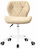 Krzesło obrotowe VASTO OFFICE BARANEK BOUCLE BEIGE MILK
