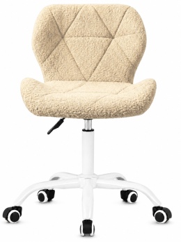 Krzesło obrotowe VASTO OFFICE BARANEK BOUCLE BEIGE MILK
