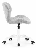 Krzesło obrotowe VASTO OFFICE BARANEK BOUCLE GREY MILK