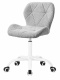 Krzesło obrotowe VASTO OFFICE BARANEK BOUCLE GREY MILK