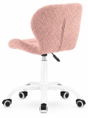 Krzesło obrotowe VASTO OFFICE BARANEK BOUCLE PINK MILK
