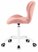 Krzesło obrotowe VASTO OFFICE BARANEK BOUCLE PINK MILK