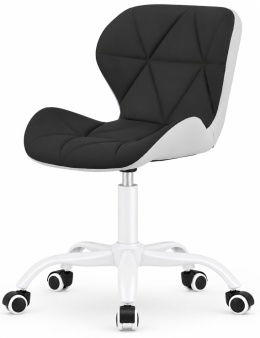 Krzesło obrotowe VASTO OFFICE PU BLACK + GREY MILK