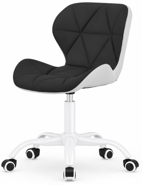Krzesło obrotowe VASTO OFFICE PU BLACK + GREY MILK