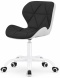 Krzesło obrotowe VASTO OFFICE PU BLACK + GREY MILK