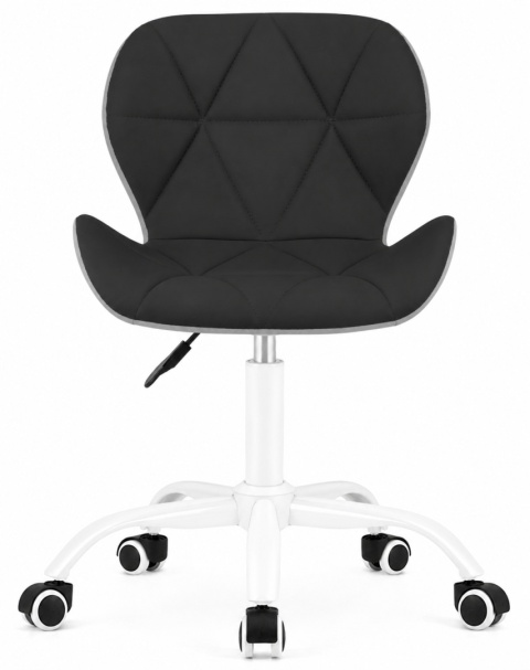 Krzesło obrotowe VASTO OFFICE PU BLACK + GREY MILK