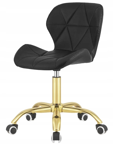 Krzesło obrotowe VASTO OFFICE PU BLACK GOLD