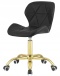 Krzesło obrotowe VASTO OFFICE PU BLACK GOLD