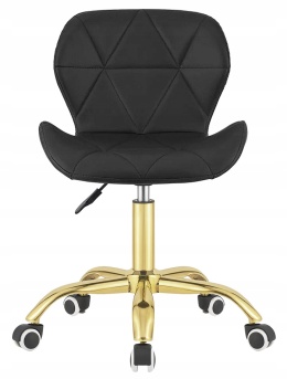 Krzesło obrotowe VASTO OFFICE PU BLACK GOLD