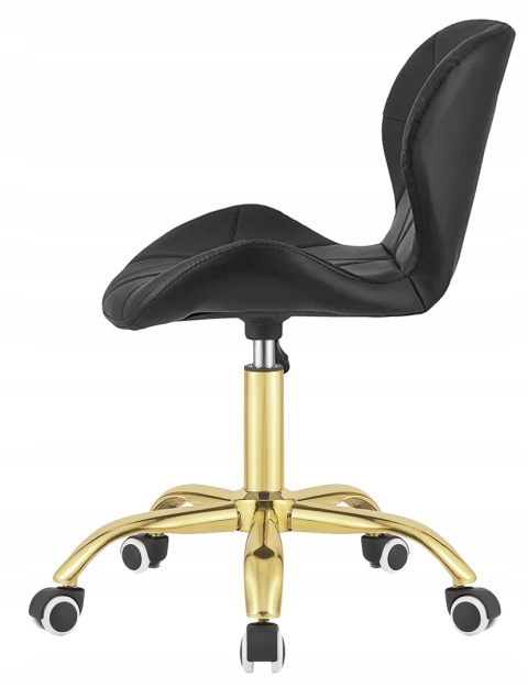 Krzesło obrotowe VASTO OFFICE PU BLACK GOLD