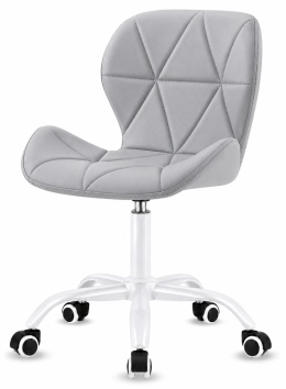 Krzesło obrotowe VASTO OFFICE PU LIGHT GREY MILK