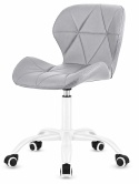 Krzesło obrotowe VASTO OFFICE PU LIGHT GREY MILK