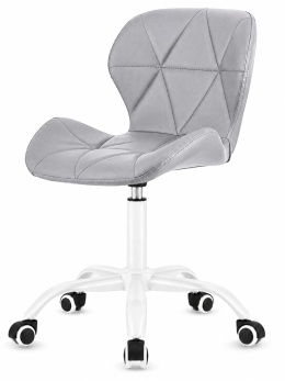 Krzesło obrotowe VASTO OFFICE PU LIGHT GREY MILK