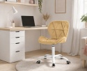 Krzesło obrotowe VASTO OFFICE VELVET BEIGE MILK