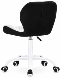 Krzesło obrotowe VASTO OFFICE VELVET BLACK + GREY MILK
