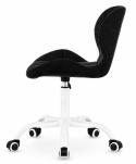 Krzesło obrotowe VASTO OFFICE VELVET BLACK MILK