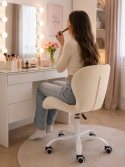 Krzesło obrotowe VASTO OFFICE VELVET CREAM MILK