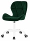 Krzesło obrotowe VASTO OFFICE VELVET FOREST GREEN MILK