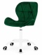 Krzesło obrotowe VASTO OFFICE VELVET FOREST GREEN MILK