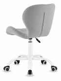 Krzesło obrotowe VASTO OFFICE VELVET GREY MILK