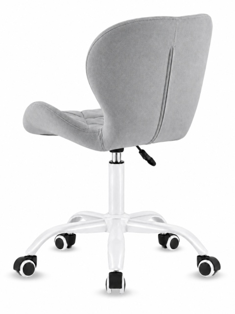 Krzesło obrotowe VASTO OFFICE VELVET GREY MILK