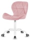 Krzesło obrotowe VASTO OFFICE VELVET PINK MILK