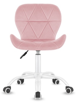 Krzesło obrotowe VASTO OFFICE VELVET PINK MILK