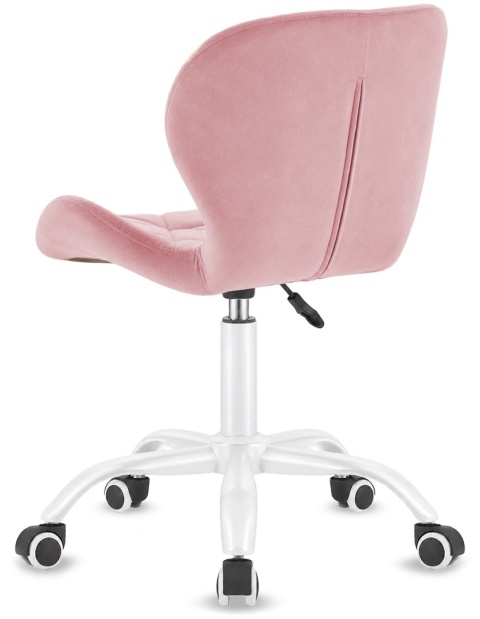 Krzesło obrotowe VASTO OFFICE VELVET PINK MILK