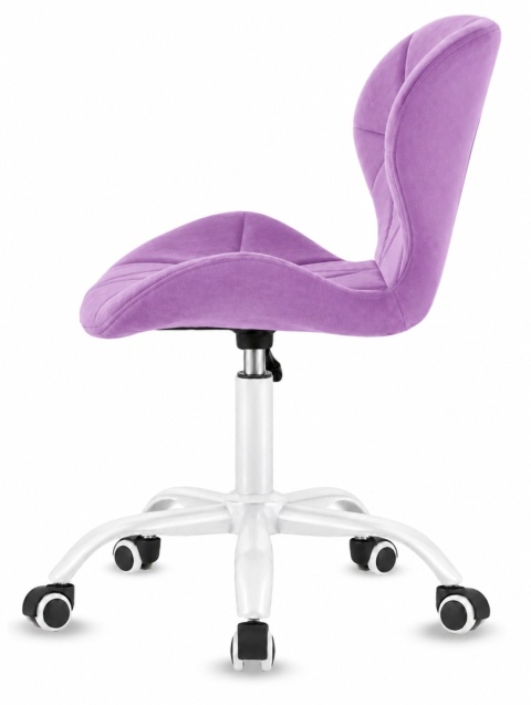 Krzesło obrotowe VASTO OFFICE VELVET VIOLET MILK