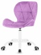 Krzesło obrotowe VASTO OFFICE VELVET VIOLET MILK